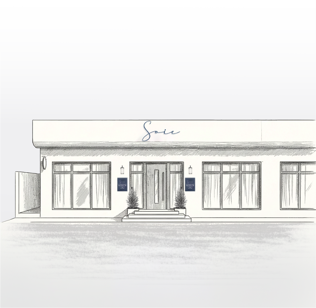 واجهة Soie Cafe كما ظهرت في الصورة المرفقة من Google Maps